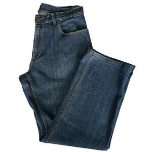 Michael Kors Men's Relaxed Straight Leg Jean Medium Rinse Blue Size 32/28